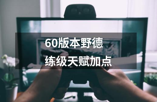 60版本野德练级天赋加点-第1张-游戏相关-话依网