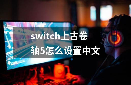 switch上古卷轴5怎么设置中文-第1张-游戏相关-话依网