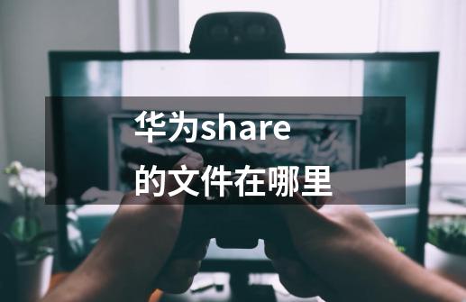 华为share的文件在哪里-第1张-游戏相关-话依网