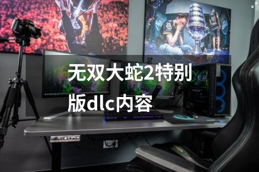 无双大蛇2特别版dlc内容-第1张-游戏相关-话依网