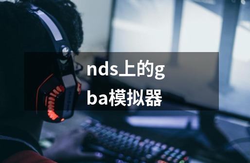 nds上的gba模拟器-第1张-游戏相关-话依网