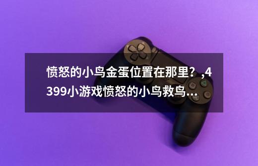 愤怒的小鸟金蛋位置在那里？,4399小游戏愤怒的小鸟救鸟蛋-第1张-游戏相关-话依网