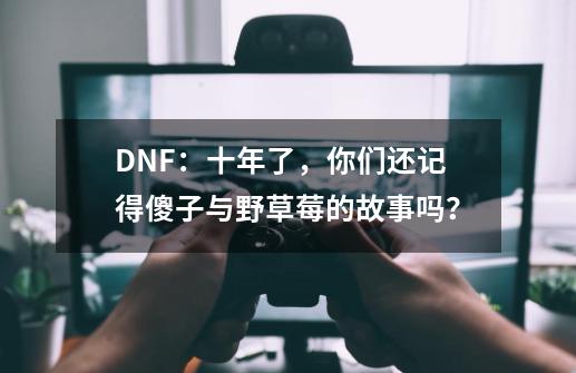 DNF：十年了，你们还记得傻子与野草莓的故事吗？-第1张-游戏相关-话依网