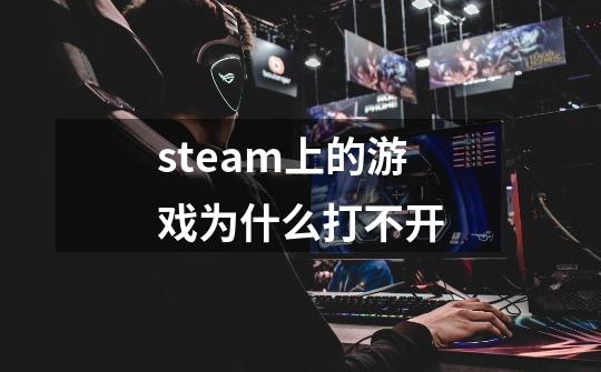 steam上的游戏为什么打不开-第1张-游戏相关-话依网