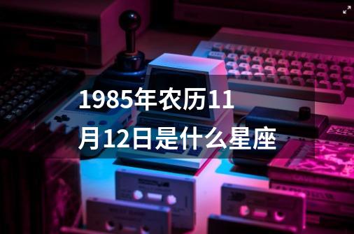 1985年农历11月12日是什么星座-第1张-游戏相关-话依网