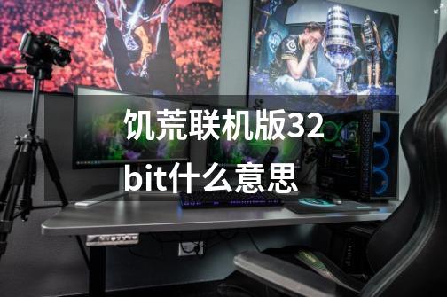 饥荒联机版32bit什么意思-第1张-游戏相关-话依网