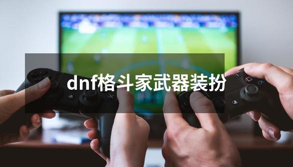 dnf格斗家武器装扮-第1张-游戏相关-话依网