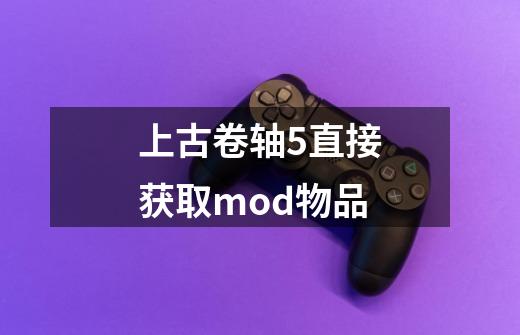 上古卷轴5直接获取mod物品-第1张-游戏相关-话依网