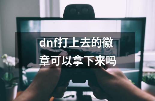 dnf打上去的徽章可以拿下来吗-第1张-游戏相关-话依网