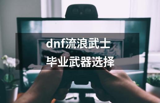 dnf流浪武士毕业武器选择-第1张-游戏相关-话依网