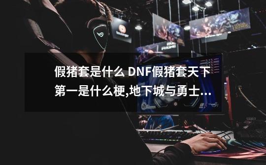 假猪套是什么 DNF假猪套天下第一是什么梗,地下城与勇士激活地址-第1张-游戏相关-话依网