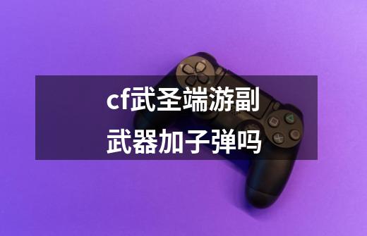 cf武圣端游副武器加子弹吗-第1张-游戏相关-话依网