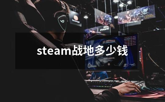 steam战地多少钱-第1张-游戏相关-话依网