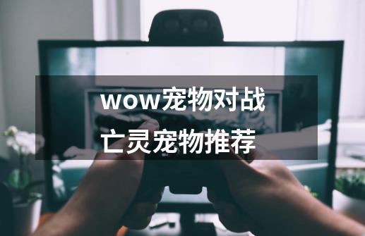 wow宠物对战亡灵宠物推荐-第1张-游戏相关-话依网