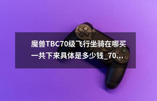 魔兽TBC70级飞行坐骑在哪买?一共下来具体是多少钱?_70声望箱子坐骑-第1张-游戏相关-话依网