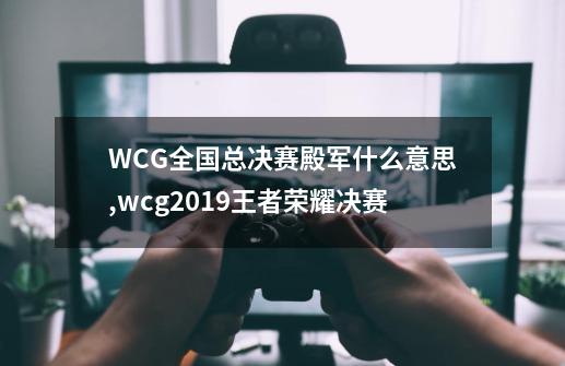 WCG全国总决赛殿军什么意思,wcg2019王者荣耀决赛-第1张-游戏相关-话依网