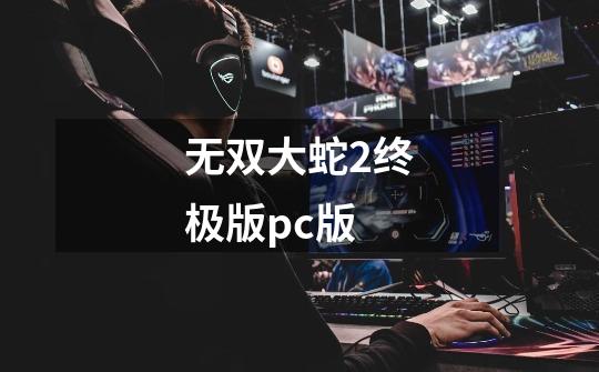 无双大蛇2终极版pc版-第1张-游戏相关-话依网