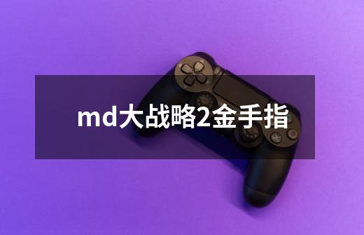 md大战略2金手指-第1张-游戏相关-话依网