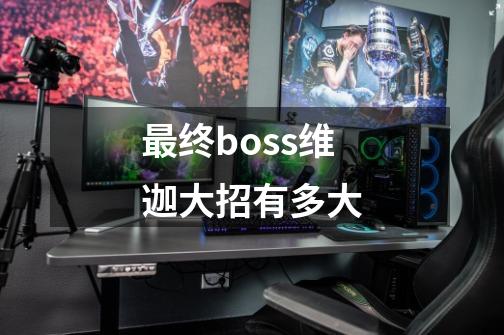 最终boss维迦大招有多大-第1张-游戏相关-话依网